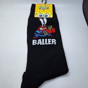 NICKELODEON SpongeBob square pants Mr. Crabs socks